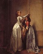 Louis-Leopold Boilly In the Entrance oil on canvas